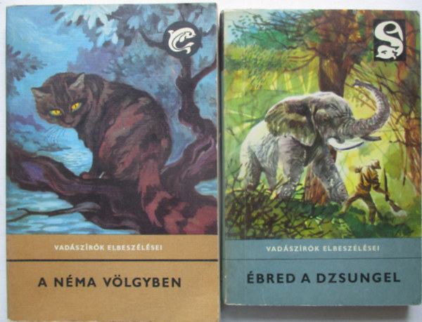 V�ber K�roly  (v�logatta) - 2 db Delfin k�myv: A N�ma v�lgyben + �bred a dzsungel (Vad�sz�r�k elbesz�l�sei)