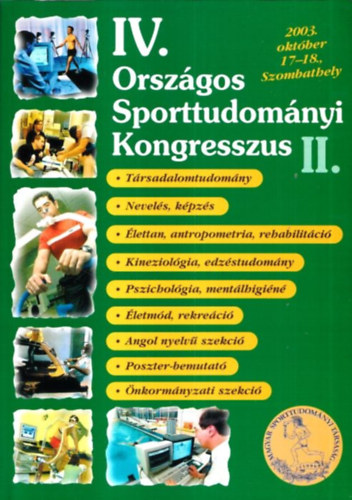 IV. Orszgos Sporttudomnyi Kongresszus II.
