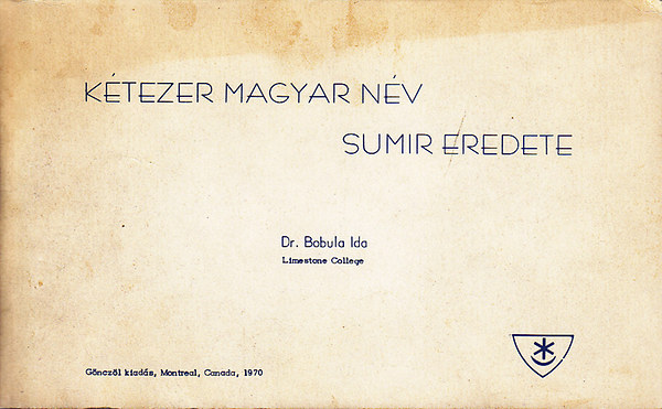 Ktezer magyar nv sumir eredete
