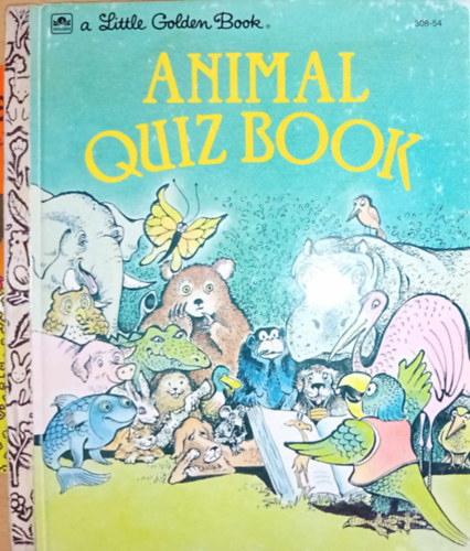 Animal Quiz Book. (Little Golden Book 308-54, 1983)