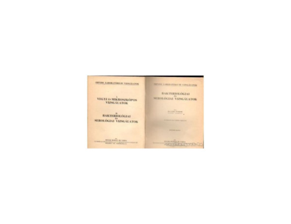 Dr. L�ng S�ndor - Bakteriol�giai �s serol�giai vizsg�latok II.
