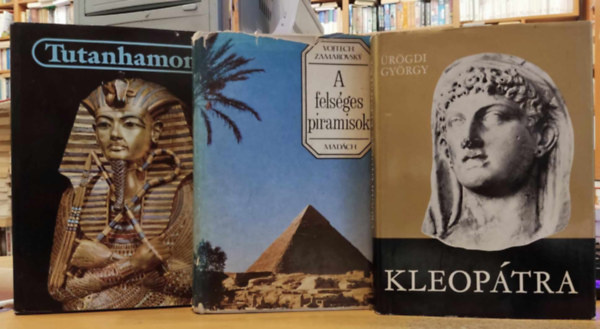 3 db kori Egyiptom: A felsges piramisok + Kleoptra + Tutanhamon
