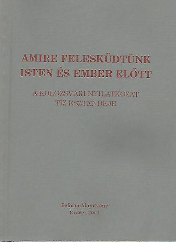 Amire feleskdtnk Isten s ember eltt