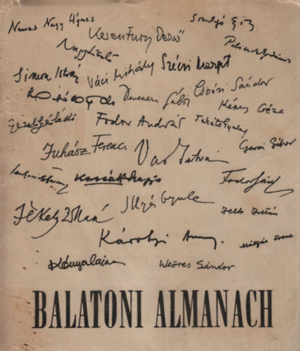 Balatoni almanach (versek a Balatonrl)- facsimile