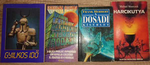 3 sci-fi s ajndkba egy kivl sci-fi antolgia: Harcikutya, Dirk Gently holisztikus nyomoz irodja, A Dosadi ksrlet + Gyilkos id