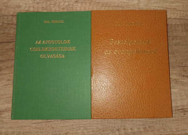 2 vall�sos t�m�j� k�nyv G�l Ferenct�l: Az apostolok cselekedeteinek olvasata, Besz�lget�sek az evang�liumr�l