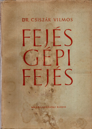 Fej�s, g�pi fej�s