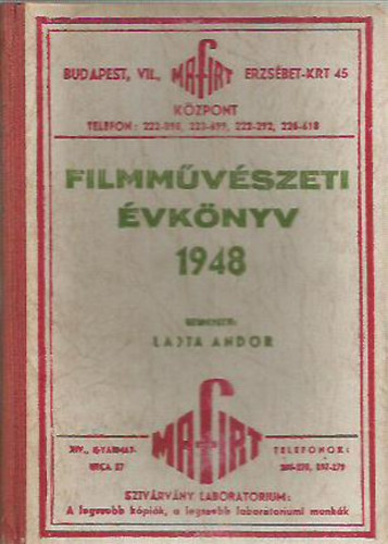 Filmm�v�szeti �vk�nyv 1948