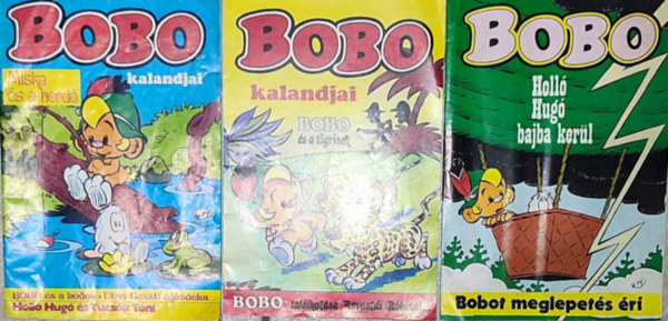 3db Bobo kalandjai ifjsgi kpregny - Holl Hug bajba kerl; Miska s a hord; Bobo s a tigrisek