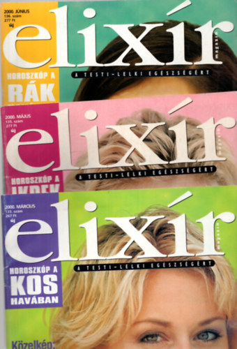 Elixr magazin 2000 1-12. vfolyam (1-2-4 szmok hinyoznak)