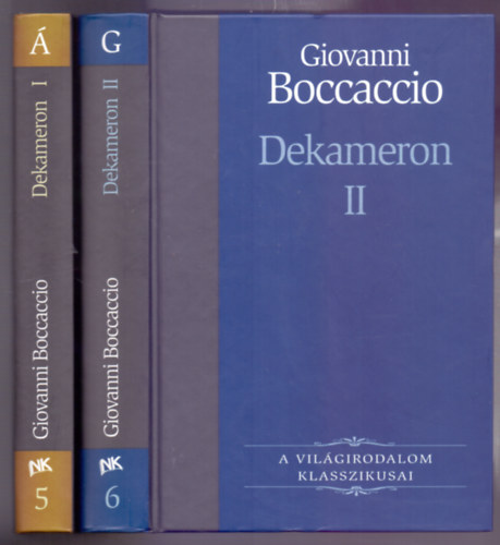 Dekameron I-II. (A Vilgirodalom Klasszikusai 5-6.)