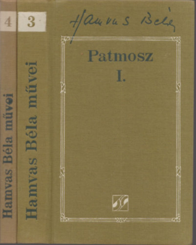 Patmosz I-II. (Hamvas Bla Mvei 3-4.)
