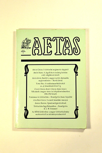 Dek gnes- Tomka Bla - Aetas Trtnettudomnyi folyirat  1993/4.