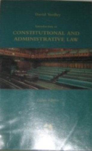 David Yardley - Introduction to Constitutional and Administrative Law