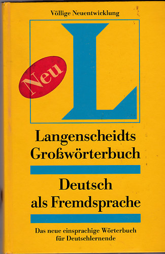 Langenscheidts Grosswrterbuch Deutsch als Fremdsprache