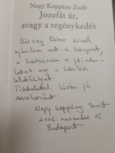 Jozeft r, avagy a regnykeds