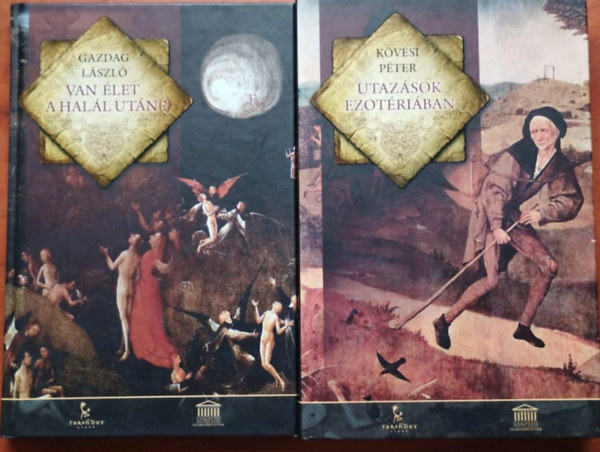 2 db ezoterikus m: Utazsok Ezotriban+Van let a hall utn (?)