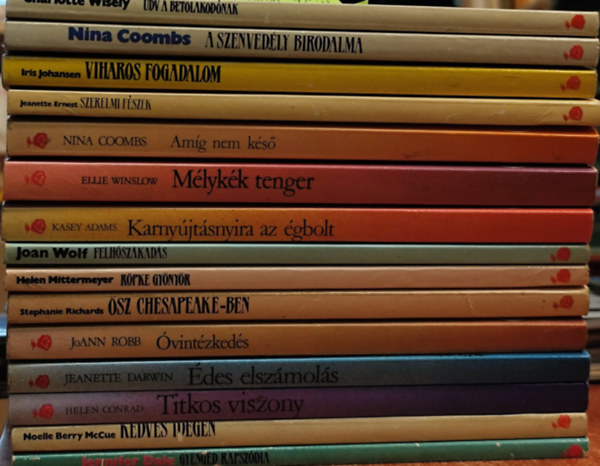 15 db a V�r�s R�zsa sorozatb�l