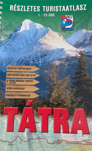 T�tra r�szletes turistaatlasz 1:25 000