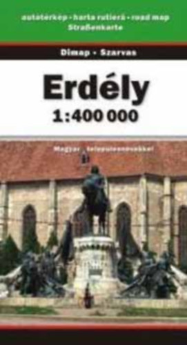 Erd�ly aut�t�rk�p 1:400 000 - Magyar telep�l�snevekkel