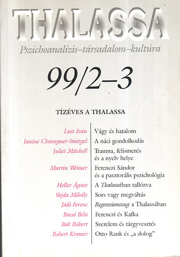 Thalassa Pszichoanalzis-trsadalom-kultra 99/2-3.