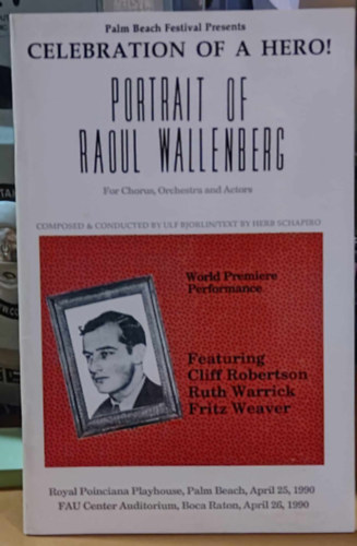 Palm Beach - Portrait of Raoul Wallenberg (Palm Beach Festival Presents)