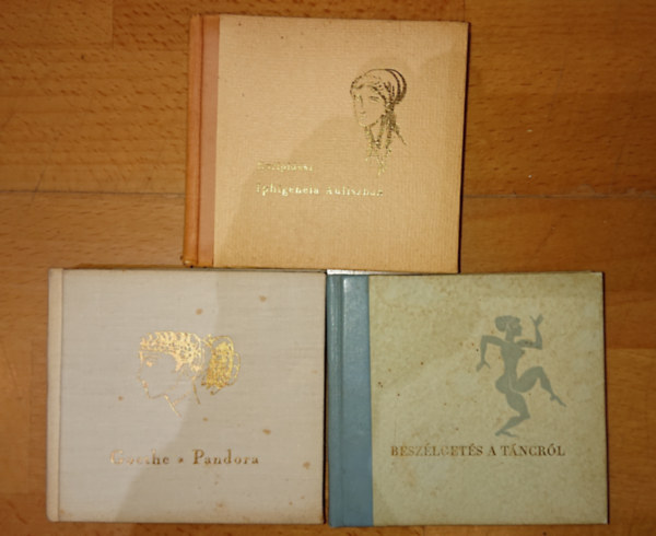 3 klasszikus t�m�j� Helikon minik�nyv: Iphigeneia Auliszban, Besz�lget�s a t�ncr�l, Pandora