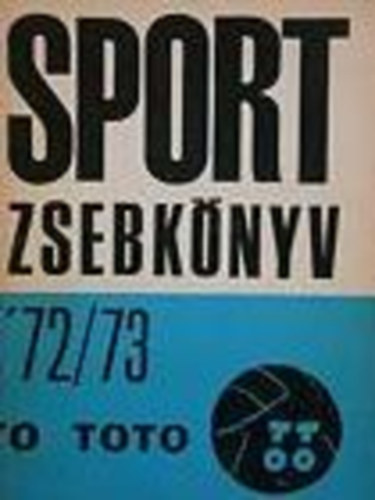 Sport-tot zsebknyv '72/73