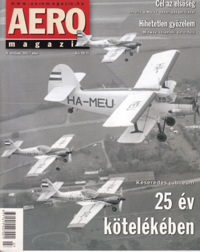 Aero magazin IV. �vfolyam, 2002/7 j�lius