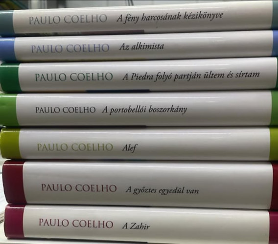 Paulo Coelho - 6 ktet Paulo Coelho m  - A fny harcosnak kziknyve + Az alkimista + A Piedra foly partjn ltem s srtam + A portobelli boszorkny + Alef + A gyztes egyedl van + A Zahr