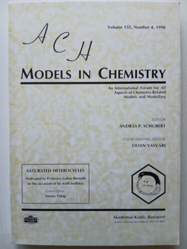 A. P. Schubert - Acta Chimica Hungarica - Models in Chemistry