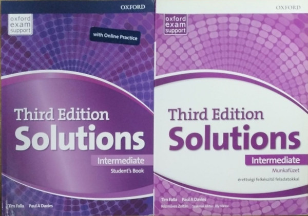 Tim Falla - Paul A Davies - R�zm�ves Zolt�n - Solutions (Third Edition) - Intermediate - Student's Book + Munkaf�zet - �retts�gi felk�sz�t� feladatokkal