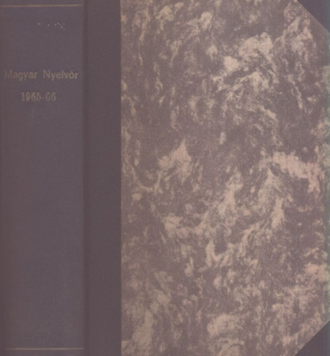 Magyar nyelvr 1965-66. teljes vfolyam