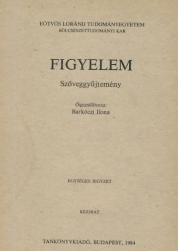 Figyelem - Szveggyjtemny