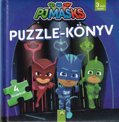 PJMASKS: Puzzle-knyv - 4 kirakval