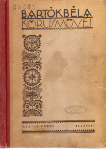 Bartk Bla krusmvei (I. kiads)