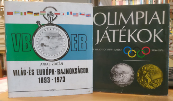 2 db Olimpiai jtkok + Vilg- s Eurpa bajnoksgok 1893-1973