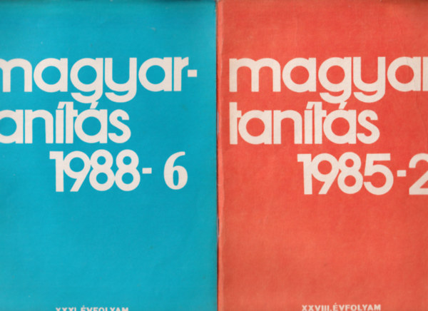 3 db Magyartants 1985-2 + 1988-6 +1989-4-6