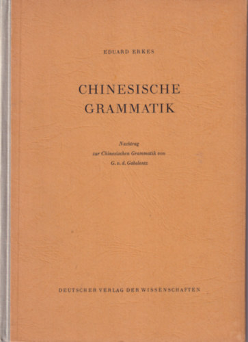 Chinesische grammatik ( knai nyelvtanls )