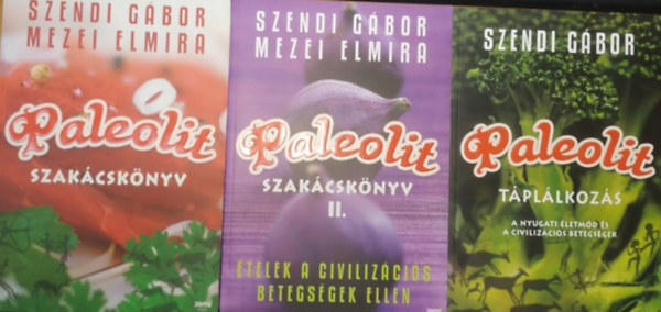 3 db Paleolit: Paleolit szakcsknyv I.-II. + Tpllkozs