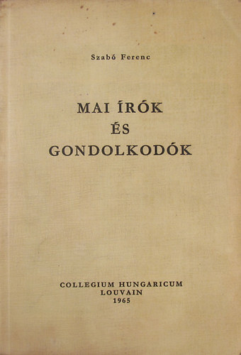 Mai rk s gondolkodk