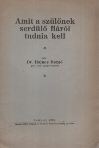 Amit a szlnek serdl firl tudni kell