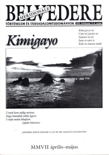 Belvedere Meridionale XIX. vf. 2007. 3-4. szm