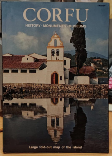 Corfu: History - Monuments - Museums (Large fold-out map of the island)
