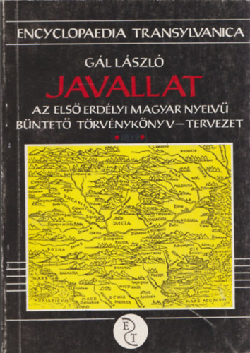 Javallat (Az els erdlyi magyar nyelv bntet trvnyknyv-tervezet - 1839) (Encyclopaedia Transylvanica)