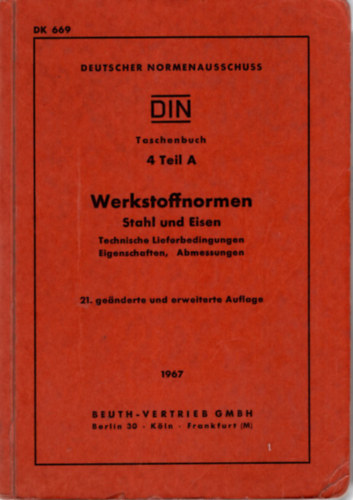 Werkstoffnormen Stahl und Eisen