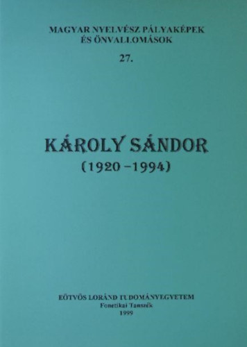 Kroly Sndor (1920-1994)