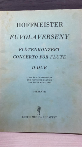 Fuvolaverseny - D-DUR (Fltenkonzert, Concerto for Flute) (Fuvolra s zongorra)