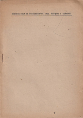 Arany J�nos "Senki P�l"-ja