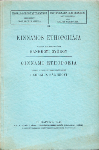 Kinnamos ethopoiija (latinul is)
